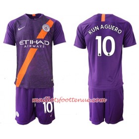 Maillot/Tenue Manchester City Kun Aguero 10 Enfant Troisieme 2018/2019